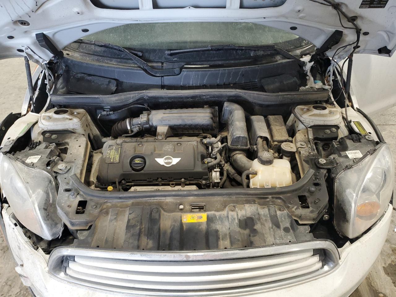 2013 MINI Cooper VIN WMWZB3C55DWM31248 Copart auction photo, front end damage thumbnail 11