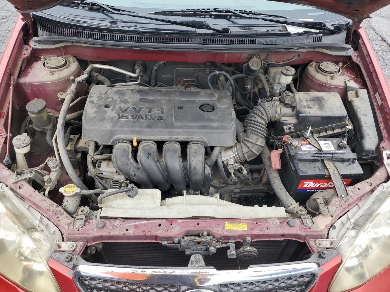 2005 Toyota Corolla VIN 1NXBR32E05Z427201 Copart auction photo, rear end damage thumbnail 11