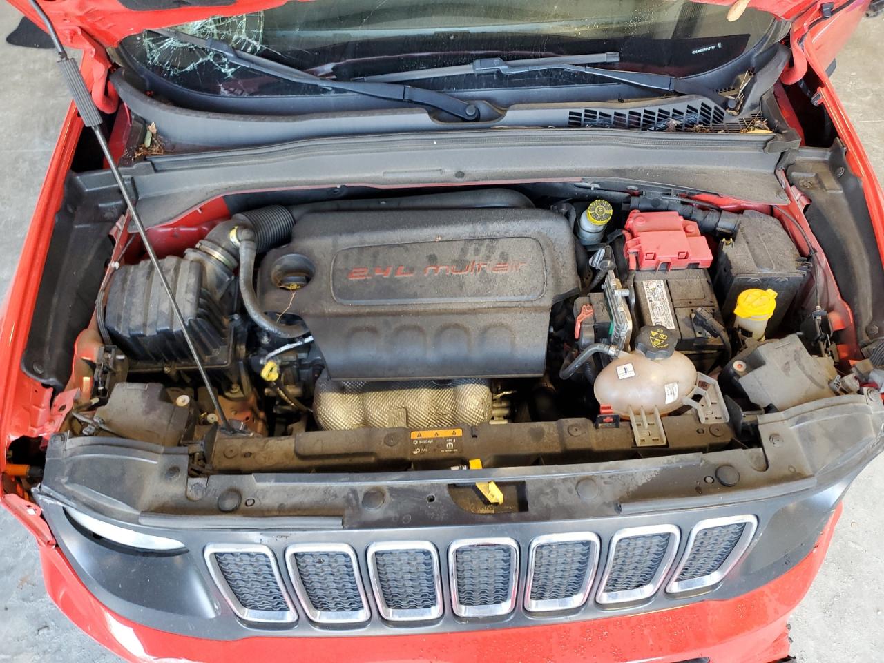 2019 Jeep Renegade VIN ZACNJABB7KPJ77761 Copart auction photo, front end / side damage thumbnail 13