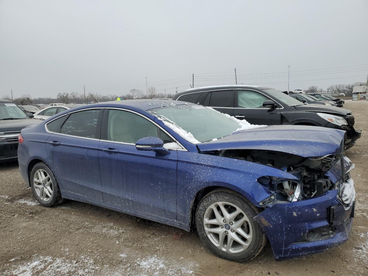 2014 Ford Fusion VIN 3FA6P0H94ER275084 Copart auction photo, front end damage thumbnail 4