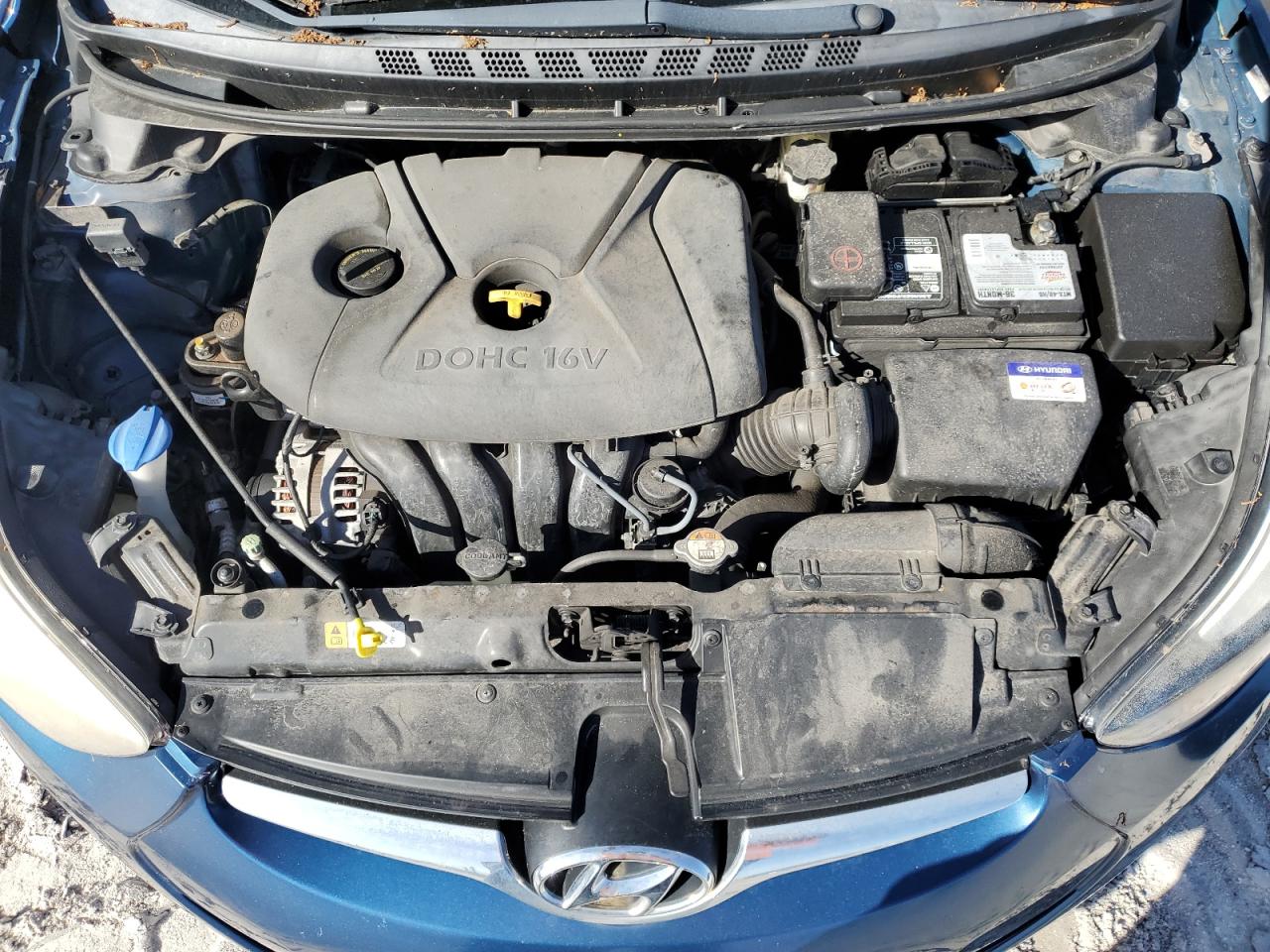 2015 Hyundai Elantra VIN KMHDH4AE4FU222940 Copart auction photo, all over / minor dent/scratches damage thumbnail 11