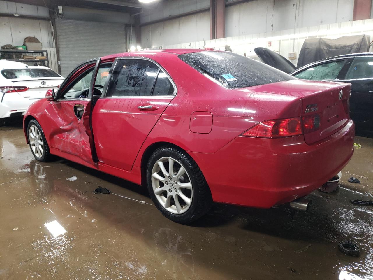 2006 Acura TSX VIN JH4CL96816C023461 Copart auction photo, side damage thumbnail 2