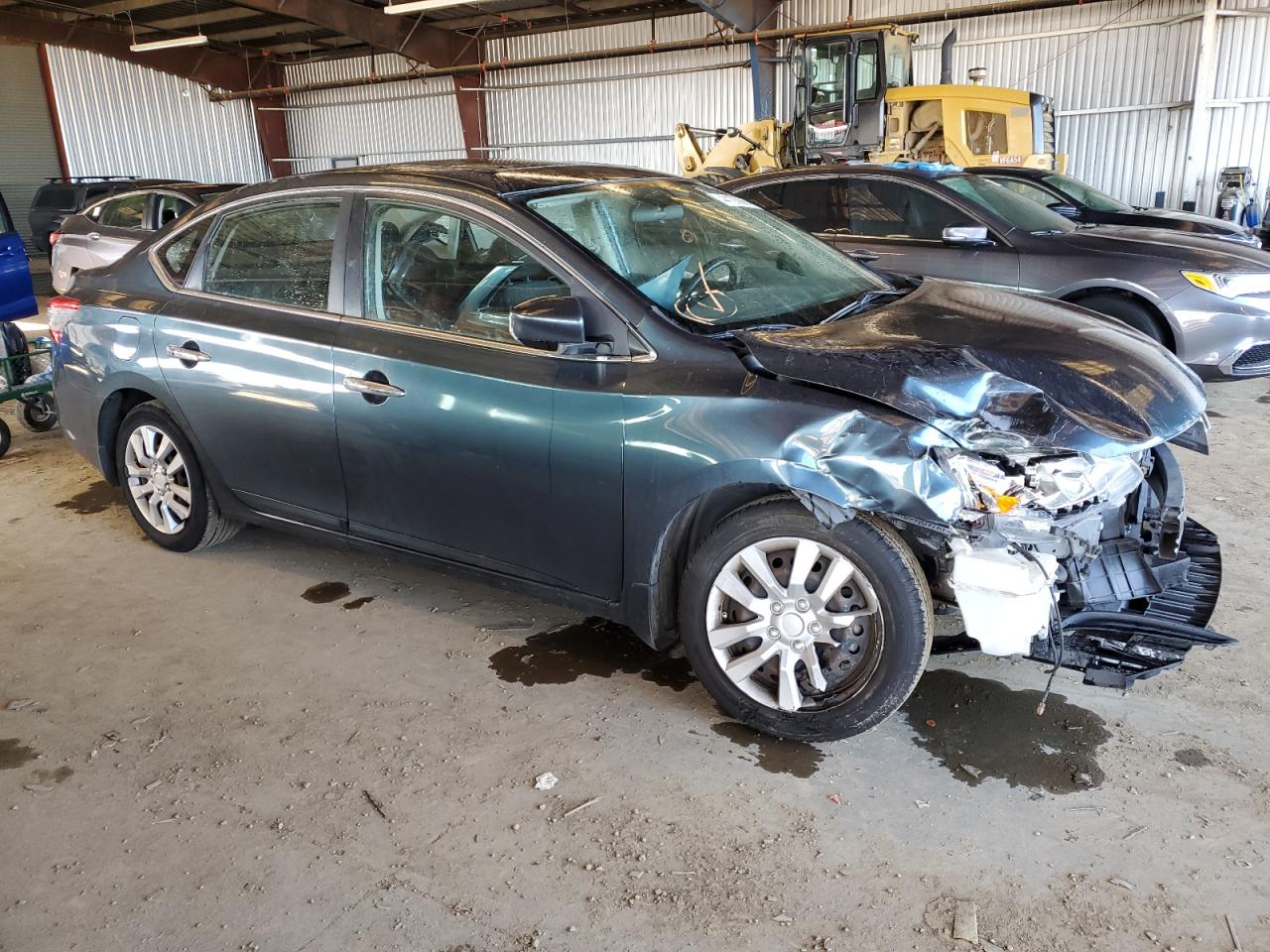 2014 Nissan Sentra VIN 3N1AB7AP3EY327592 Copart auction photo, front end damage thumbnail 4