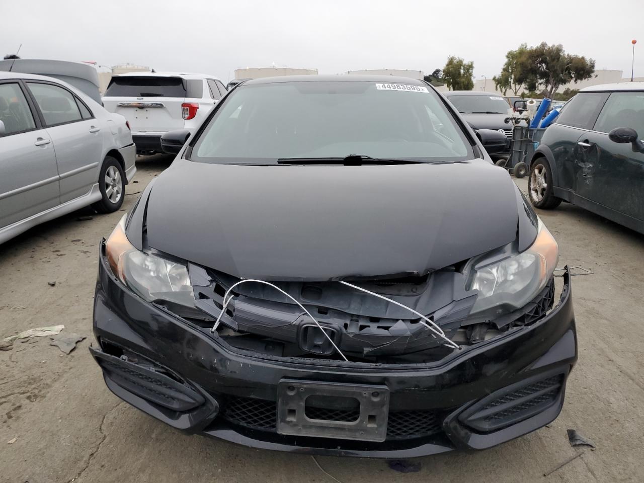 2014 Honda Civic VIN 2HGFG3B55EH524927 Copart auction photo, front end damage thumbnail 5
