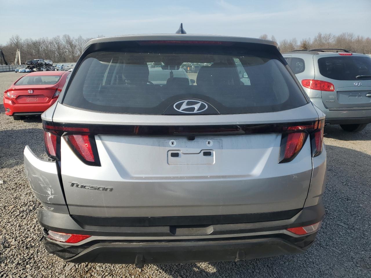 2022 Hyundai Tucson VIN 5NMJA3AE7NH002705 Copart auction photo, rear end damage thumbnail 6