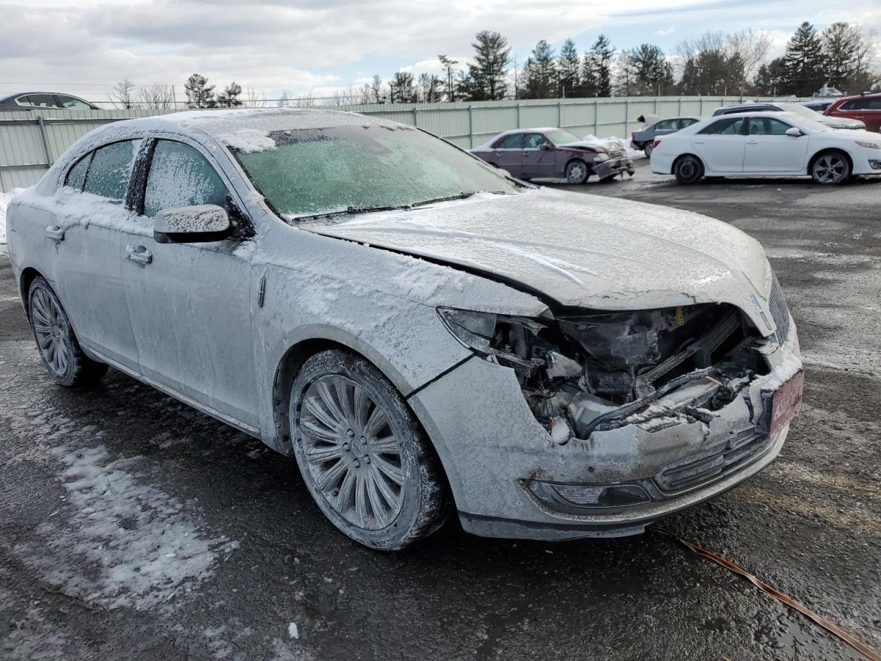 2013 Lincoln MKS VIN 1LNHL9EK5DG607657 Copart auction photo, front end damage thumbnail 4