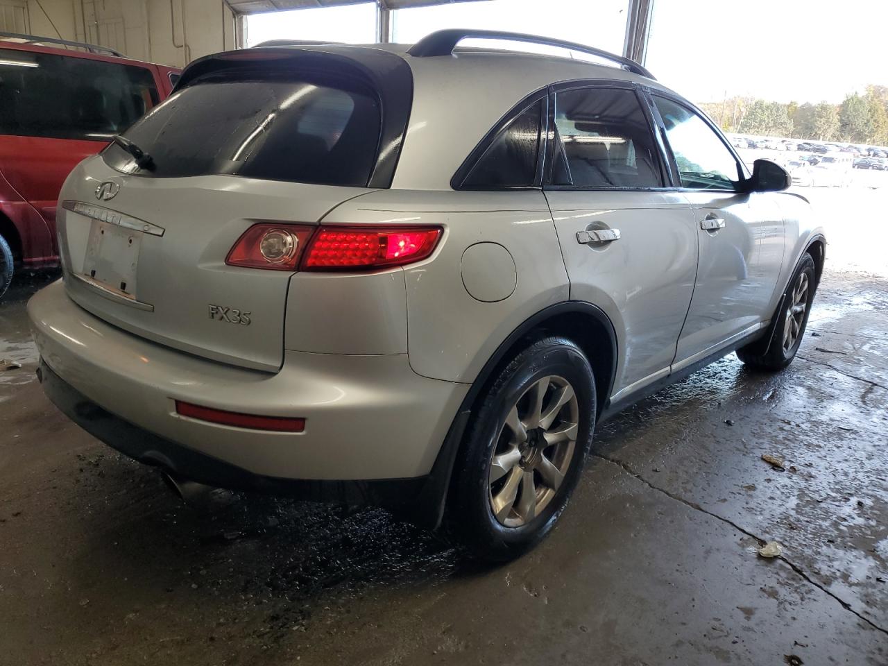 2007 Infiniti FX VIN JNRAS08W17X210146 Copart auction photo, front end damage thumbnail 3