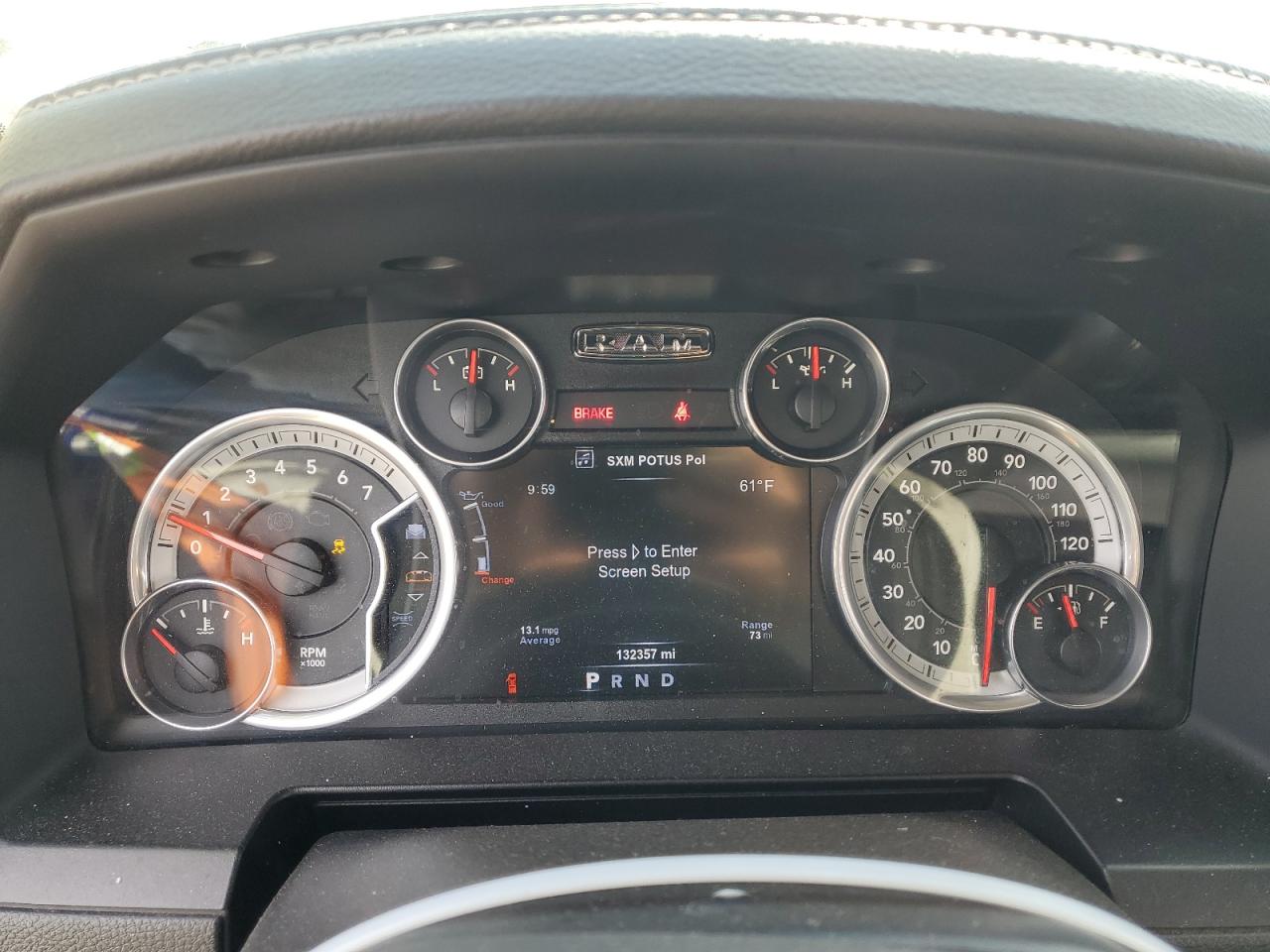 2015 RAM 1500 VIN 1C6RR7HT5FS652668 Copart auction photo, front end / side damage thumbnail 9