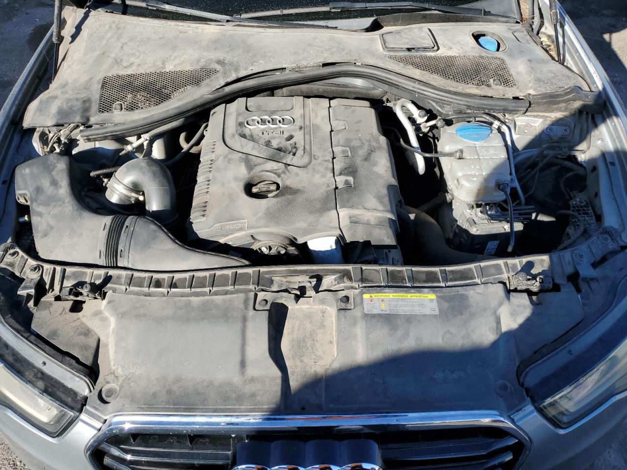 2014 Audi A6 VIN WAUGFAFC6EN054592 Copart auction photo, rear end / minor dent/scratches damage thumbnail 11