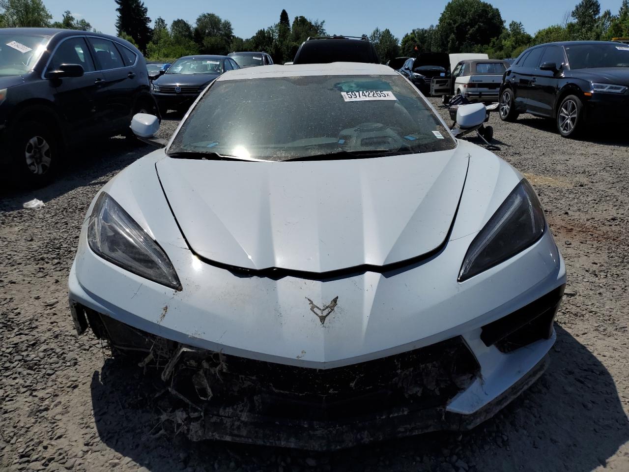 2020 Chevrolet Corvette VIN 1G1Y82D43L5118578 Copart auction photo, vandalism / all over damage thumbnail 5