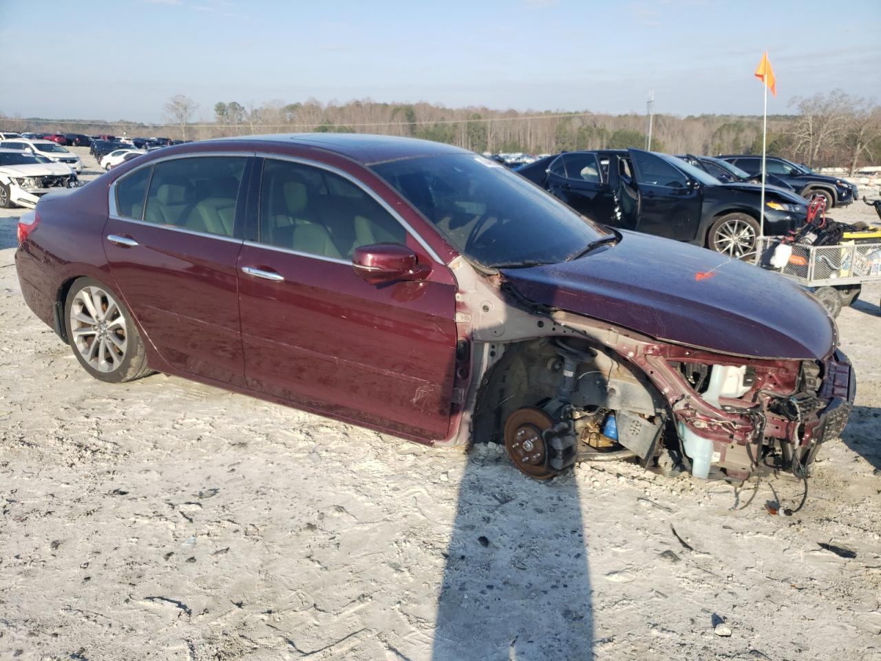 2015 Honda Accord VIN 1HGCR3F88FA022737 Copart auction photo, all over damage thumbnail 4