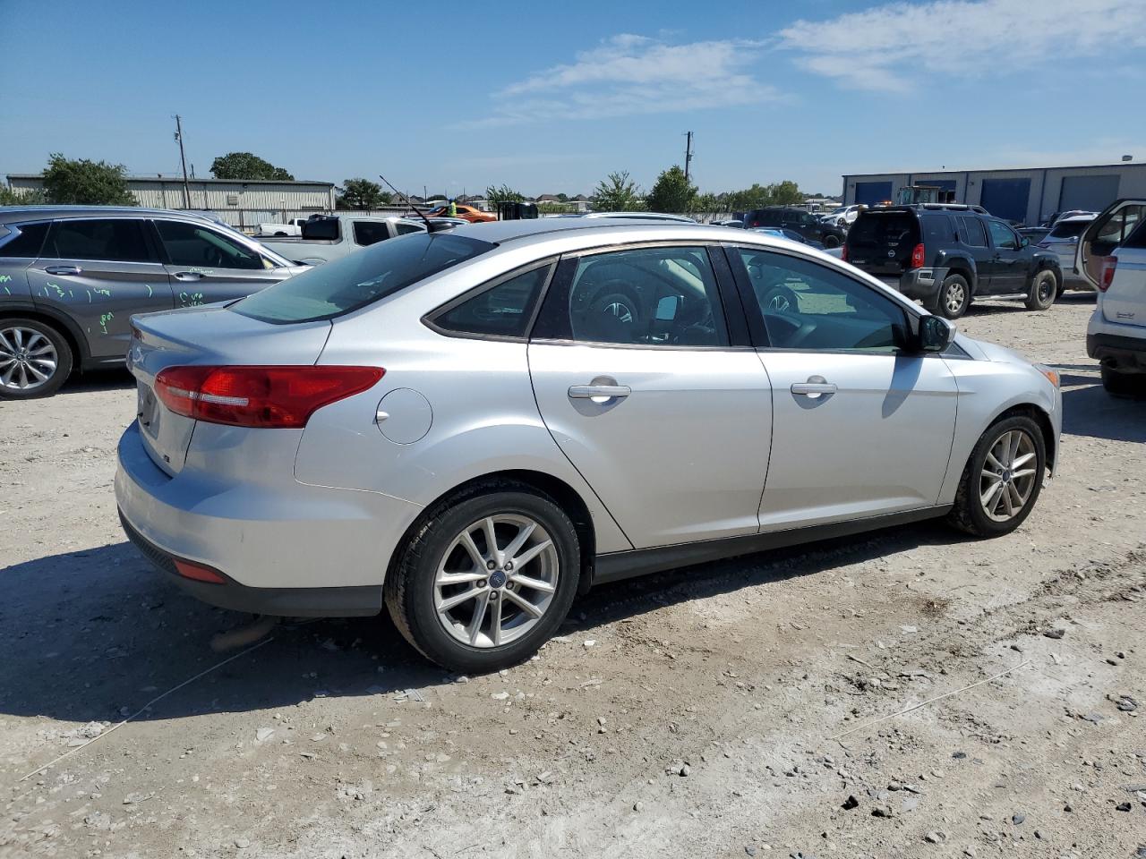 2018 Ford Focus VIN 1FADP3F23JL272412 Copart auction photo, side damage thumbnail 3