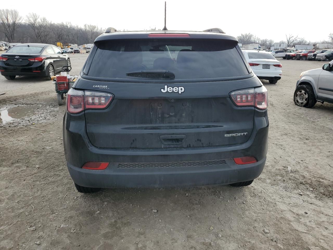 2018 Jeep Compass VIN 3C4NJCAB2JT133576 Copart auction photo, all over / mechanical damage thumbnail 6