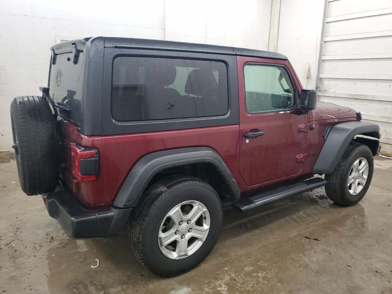 2021 Jeep Wrangler VIN 1C4GJXAN9MW784552 Copart auction photo, rear end damage thumbnail 3