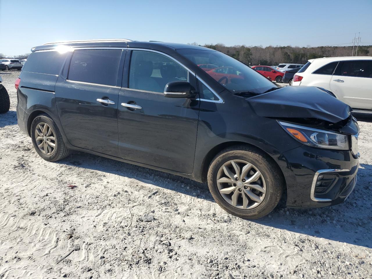 2019 KIA Sedona VIN KNDMC5C16K6539393 Copart auction photo, front end damage thumbnail 4