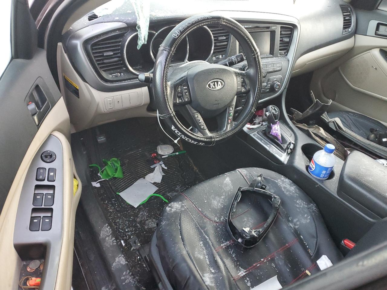 2011 KIA Optima VIN KNAGM4A76B5162949 Copart auction photo, all over damage thumbnail 8