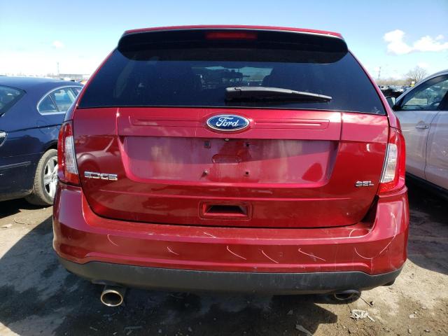 2014 Ford Edge VIN 2FMDK3JC5EBA74425 Copart auction photo, front end / side damage thumbnail 6