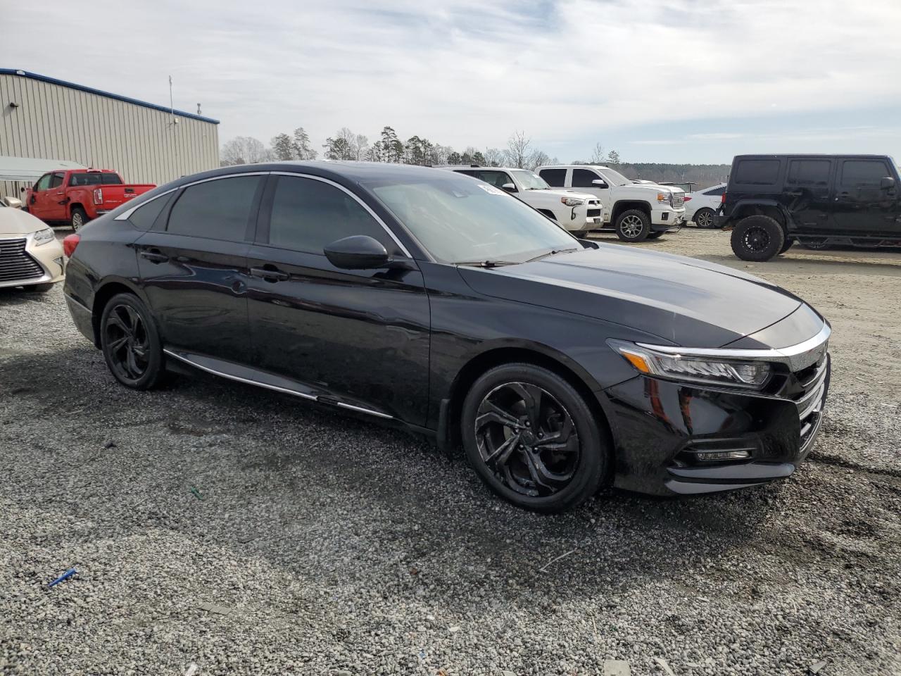 2020 Honda Accord VIN 1HGCV1F43LA012500 Copart auction photo, side damage thumbnail 4