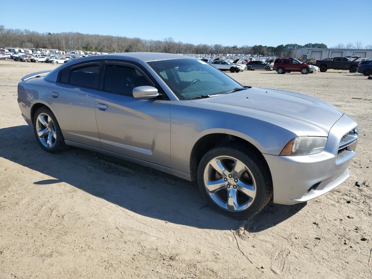 2014 Dodge Charger VIN 2C3CDXHG2EH275520 Copart auction photo, front end / side damage thumbnail 4