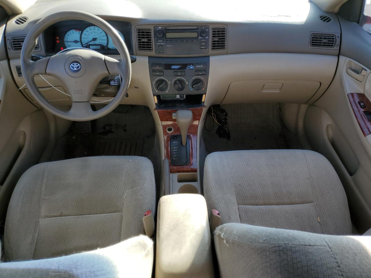2004 Toyota Corolla VIN 2T1BR32EX4C317515 Copart auction photo, front end damage thumbnail 8