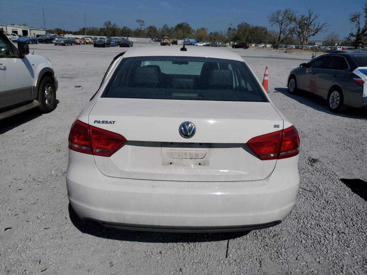2014 Volkswagen Passat VIN 1VWBP7A36EC002280 Copart auction photo, side / rear end damage thumbnail 6