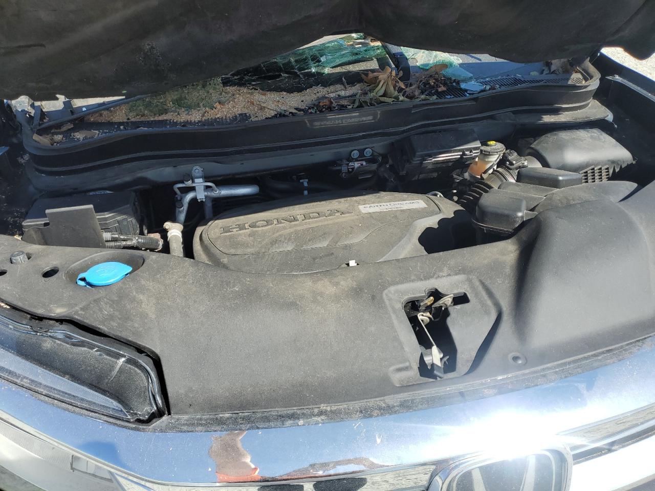 2019 Honda Pilot VIN 5FNYF6H04KB091853 Copart auction photo, all over damage thumbnail 11
