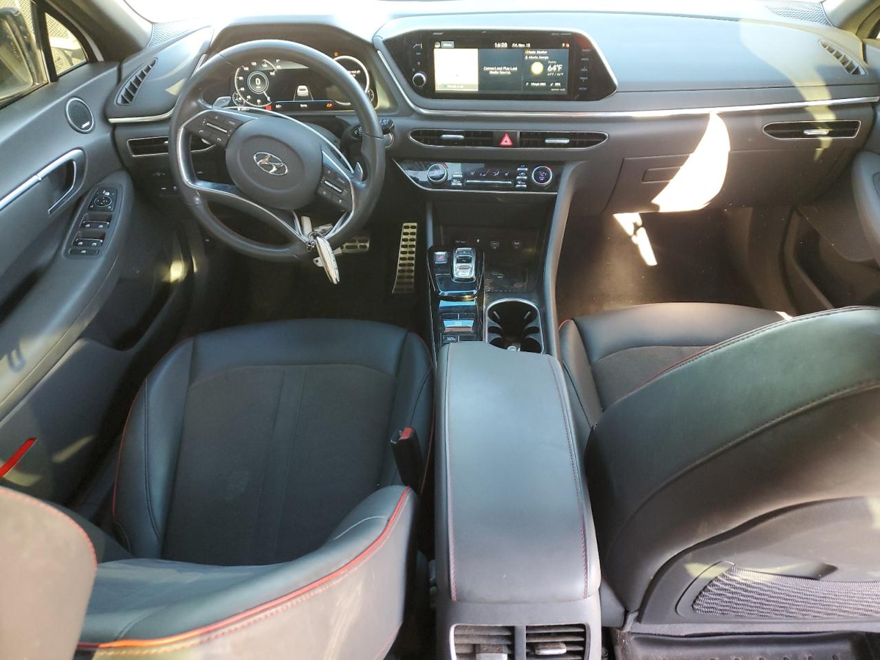 2021 Hyundai Sonata VIN 5NPEJ4J25MH075103 Copart auction photo, all over damage thumbnail 8