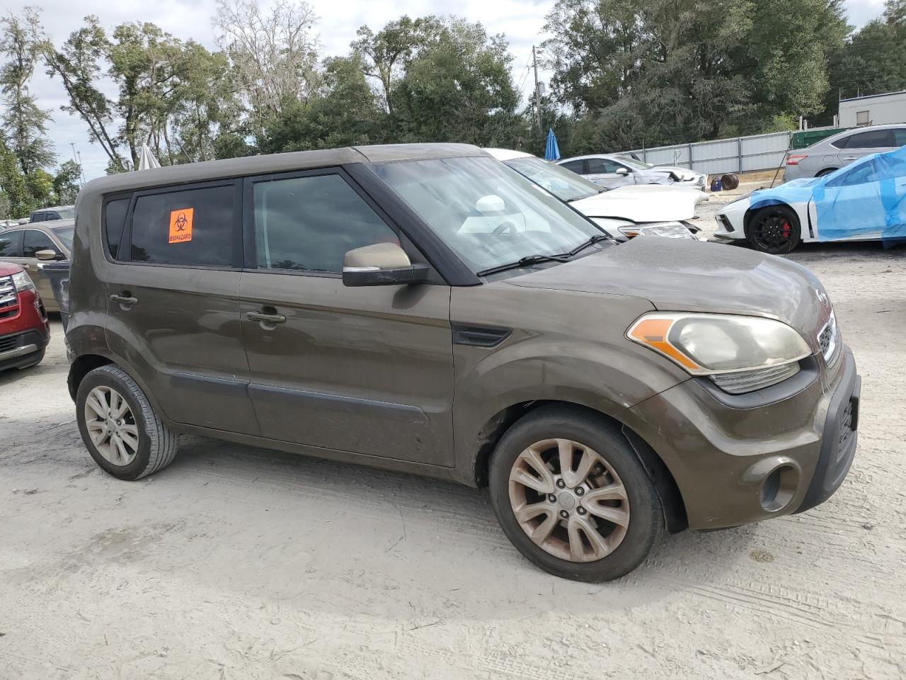 2012 KIA Soul VIN KNDJT2A62C7477454 Copart auction photo, rear end / side damage thumbnail 4