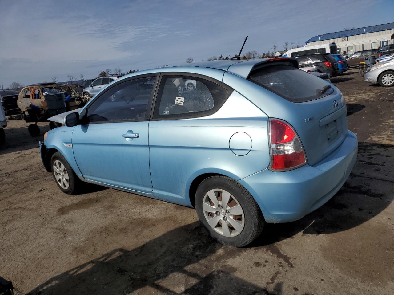 2011 Hyundai Accent VIN KMHCM3ACXBU197102 Copart auction photo, front end damage thumbnail 2