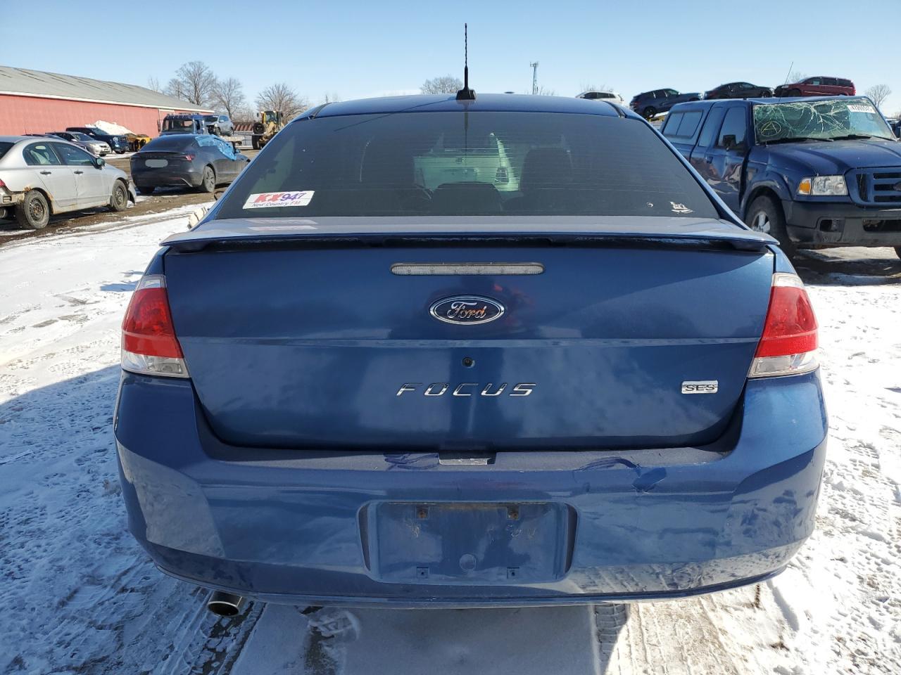 2009 Ford Focus VIN 1FAHP36N49W132312 Copart auction photo, front end / side damage thumbnail 6