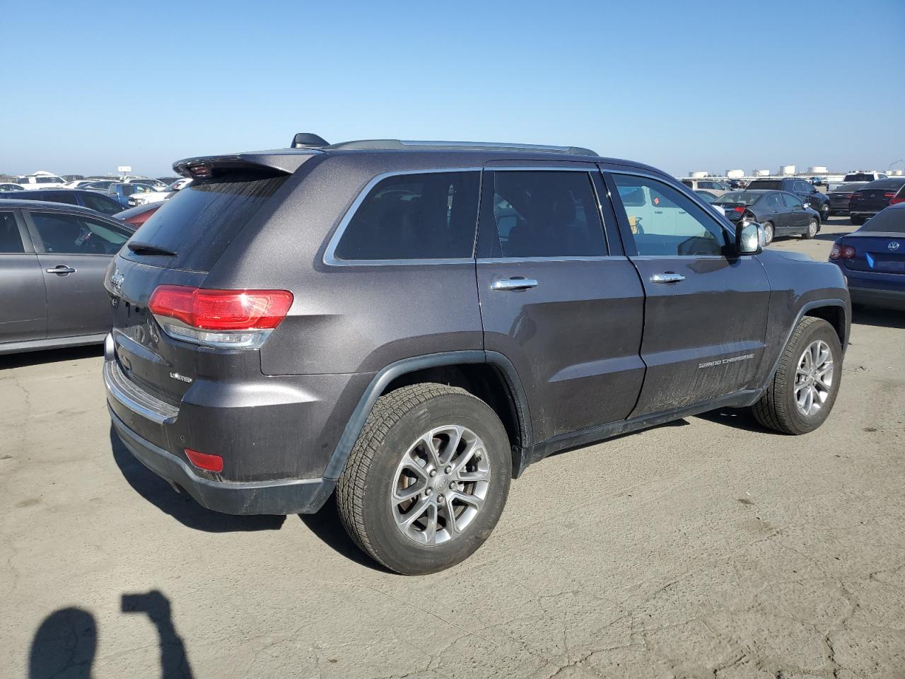 2015 Jeep Grand Cherokee VIN 1C4RJFBG7FC875469 Copart auction photo, side damage thumbnail 3