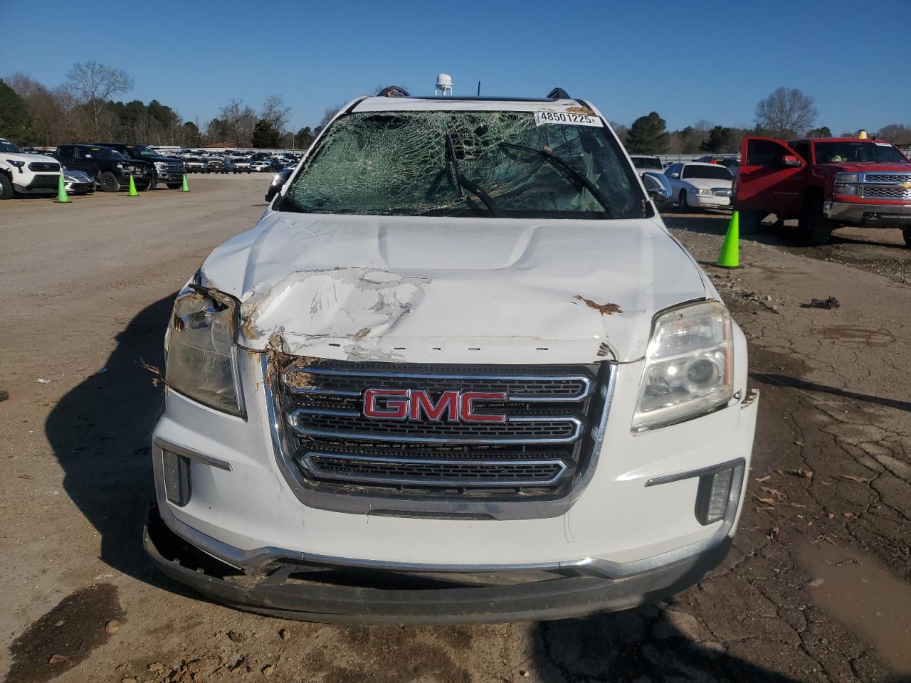 2016 GMC Terrain VIN 2GKFLPE37G6319124 Copart auction photo, top/roof / all over damage thumbnail 5
