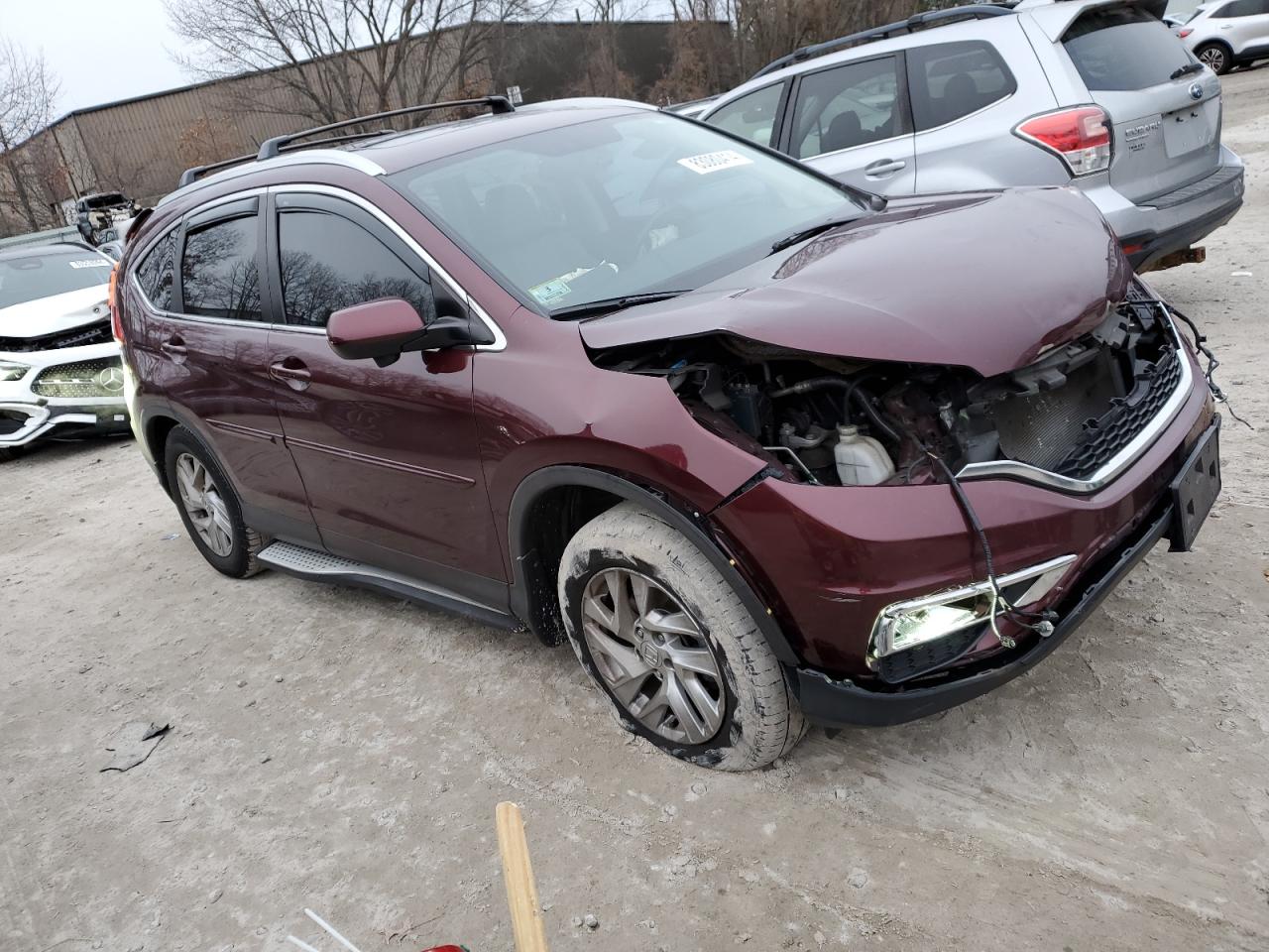 2016 Honda CR-V VIN 5J6RM4H73GL060751 Copart auction photo, front end damage thumbnail 4