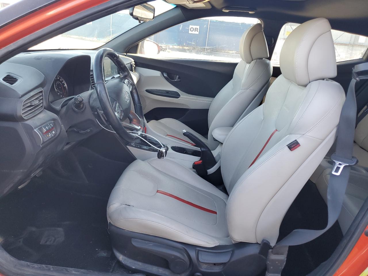2020 Hyundai Veloster VIN KMHTH6AB1LU022395 Copart auction photo, front end damage thumbnail 7