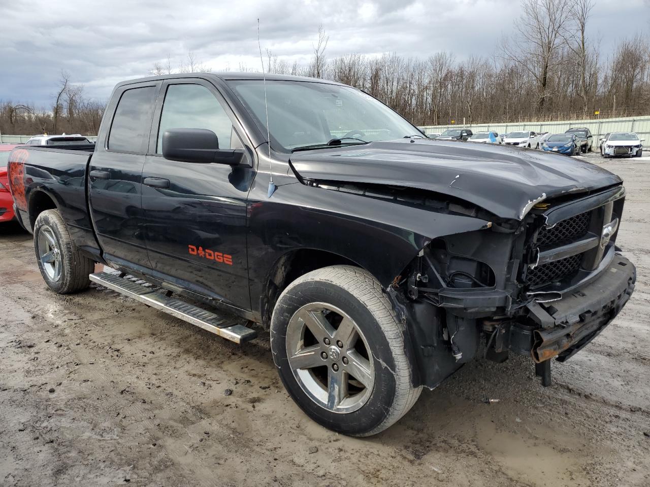 2012 Dodge RAM VIN 1C6RD7FT3CS343715 Copart auction photo, front end damage thumbnail 4