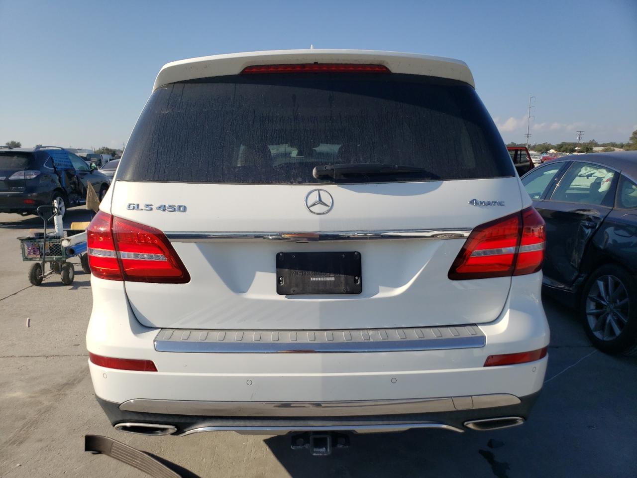 2017 Mercedes-Benz GLS-klasse VIN 4JGDF6EE0HA846881 Copart auction photo, water/flood / mechanical damage thumbnail 6