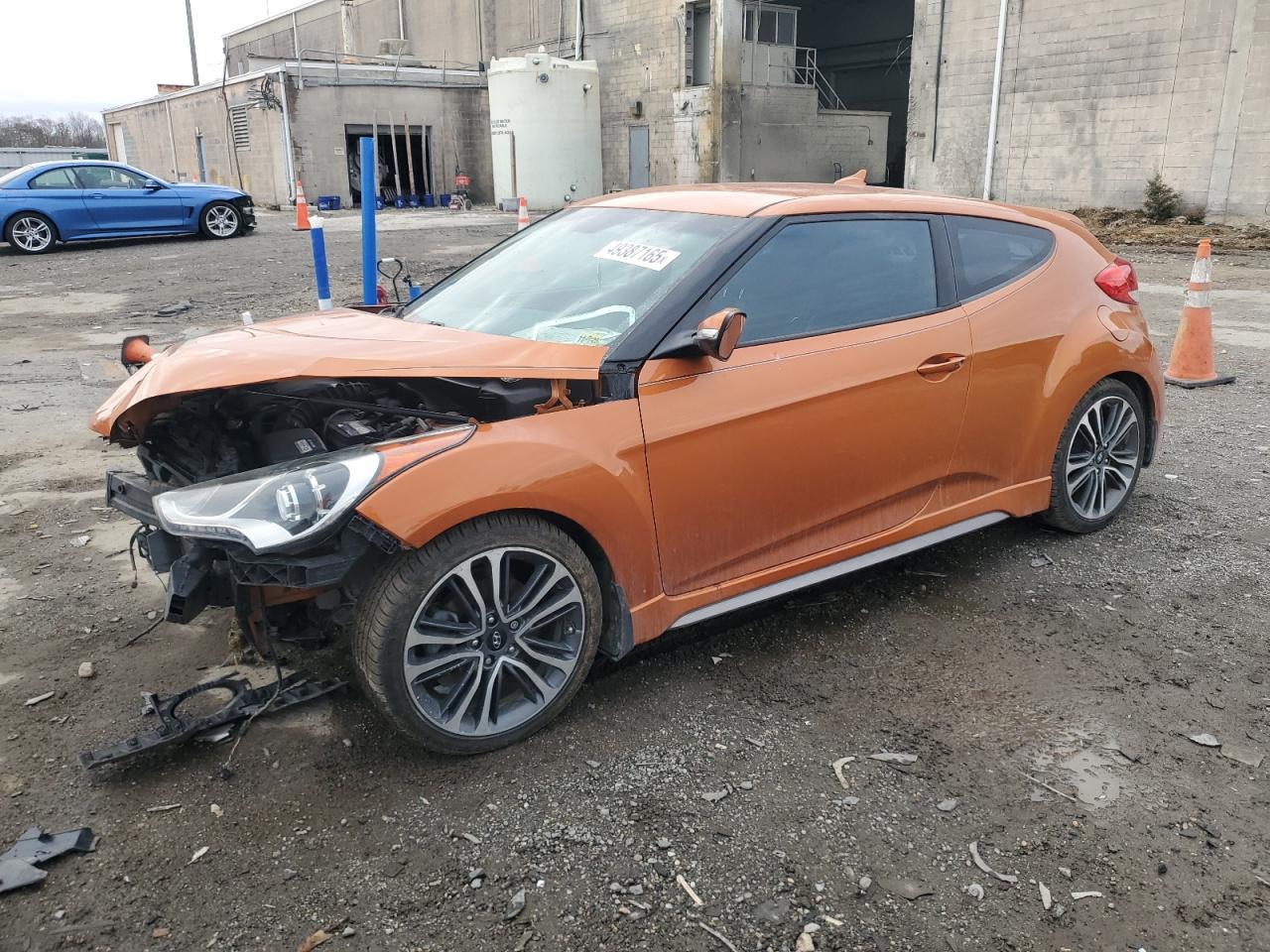 2016 Hyundai Veloster VIN KMHTC6AE7GU265904 - Copart auction photo