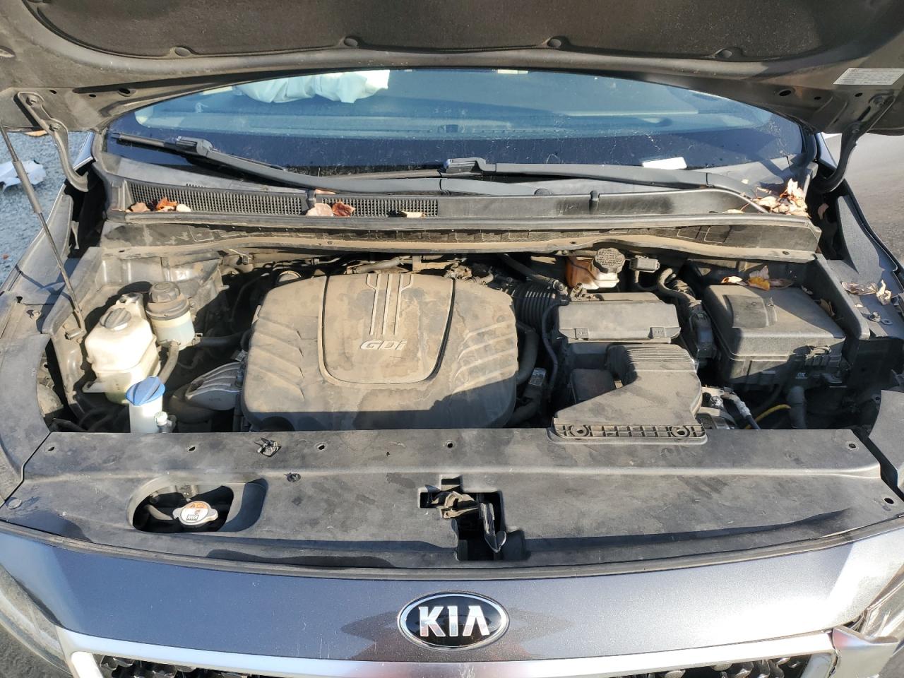 2017 KIA Sedona VIN KNDMB5C14H6305944 Copart auction photo, front end damage thumbnail 12