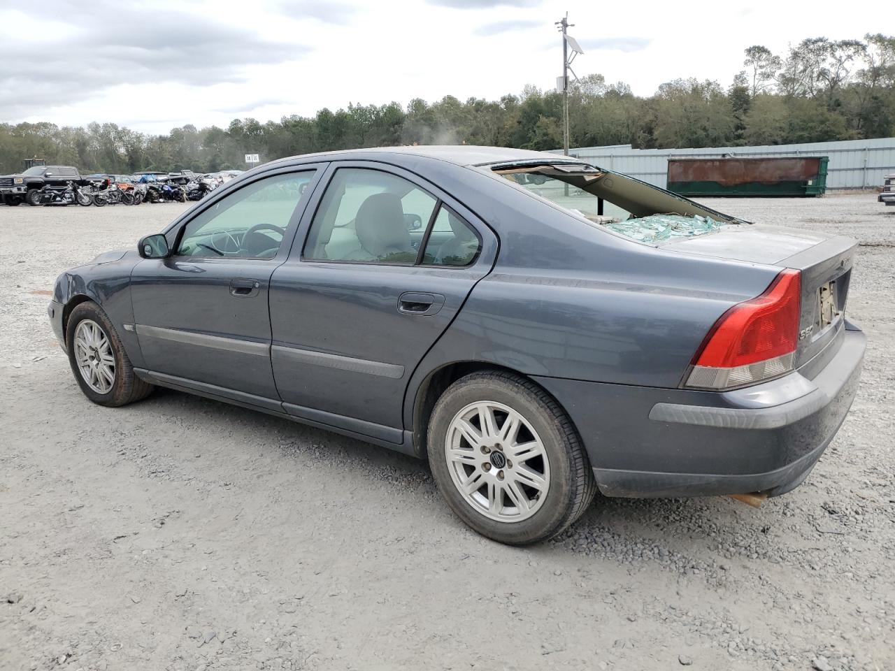 2004 Volvo S60 VIN YV1RS61T842326873 Copart auction photo, rear end / top/roof damage thumbnail 2
