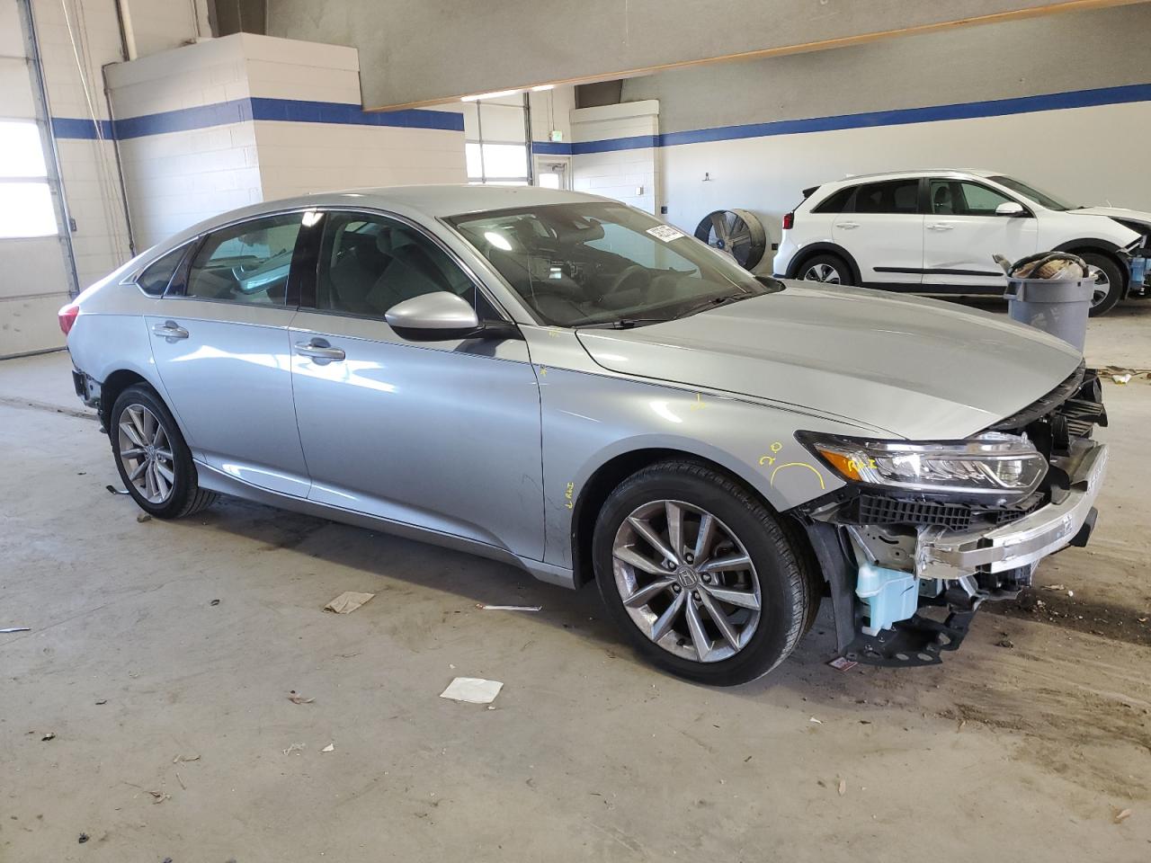 2021 Honda Accord VIN 1HGCV1F15MA000033 Copart auction photo, rear end / front end damage thumbnail 4