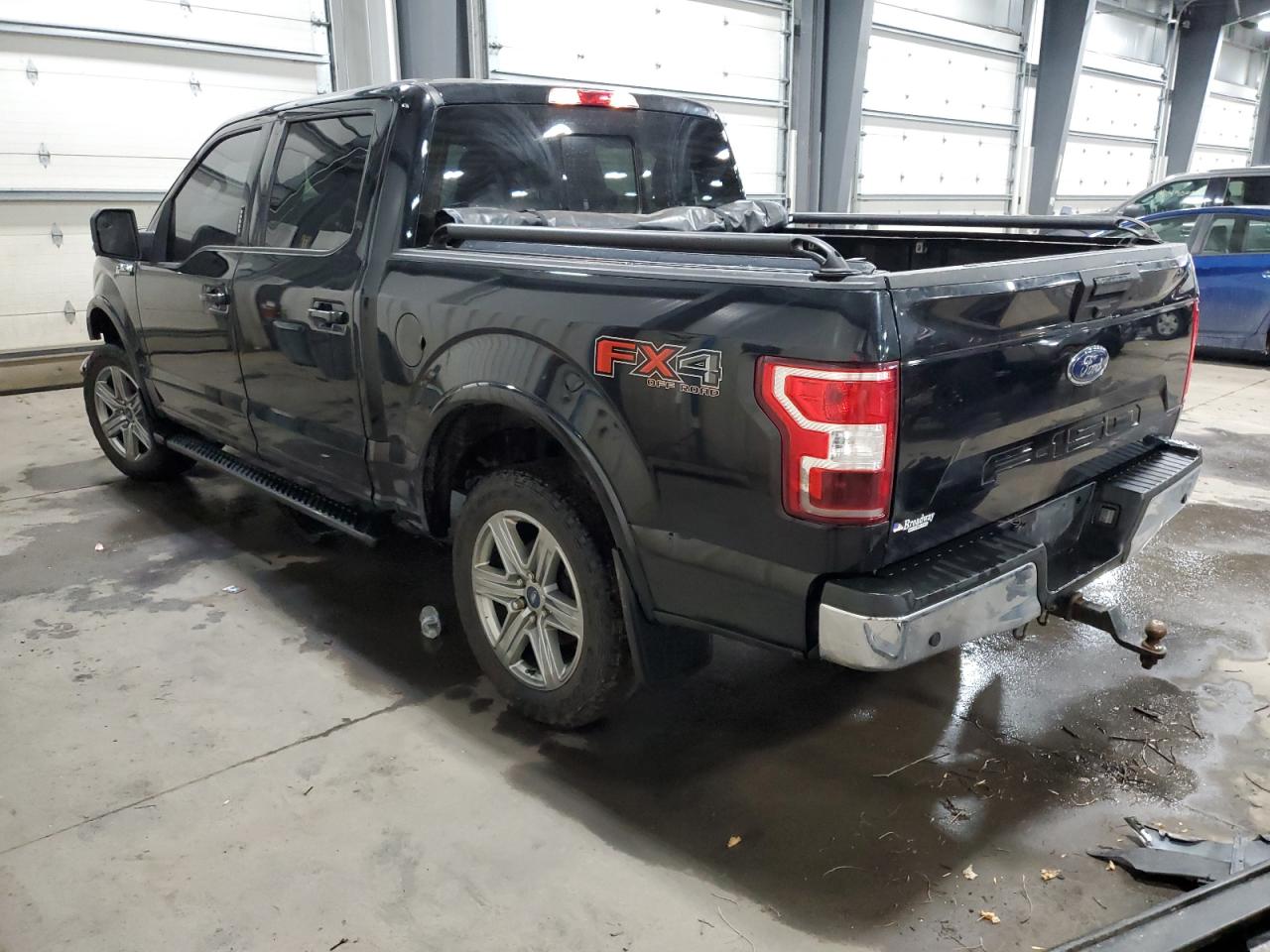 2018 Ford F-150 VIN 1FTEW1E53JFC40818 Copart auction photo, front end / side damage thumbnail 2