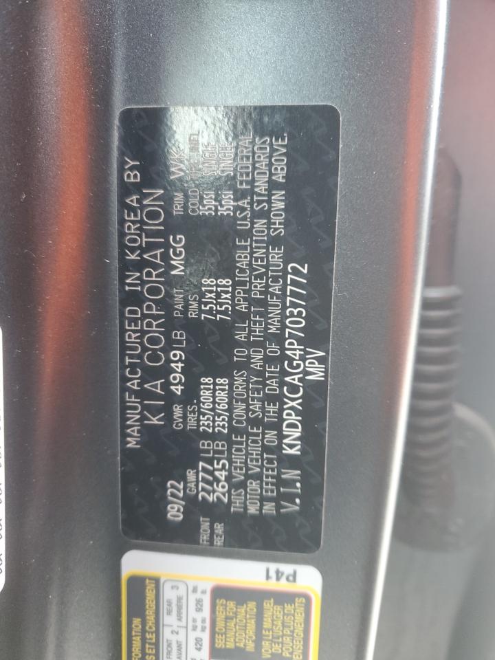 2023 KIA Sportage VIN KNDPXCAG4P7037772 Copart auction photo, rear end damage thumbnail 14