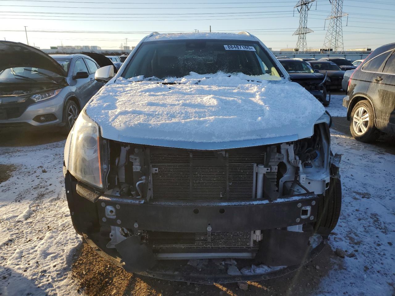 2015 Cadillac SRX VIN 3GYFNFE39FS530982 Copart auction photo, all over damage thumbnail 5