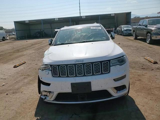 2018 Jeep Grand Cherokee VIN 1C4RJFJT7JC296117 Copart auction photo, front end / side damage thumbnail 12