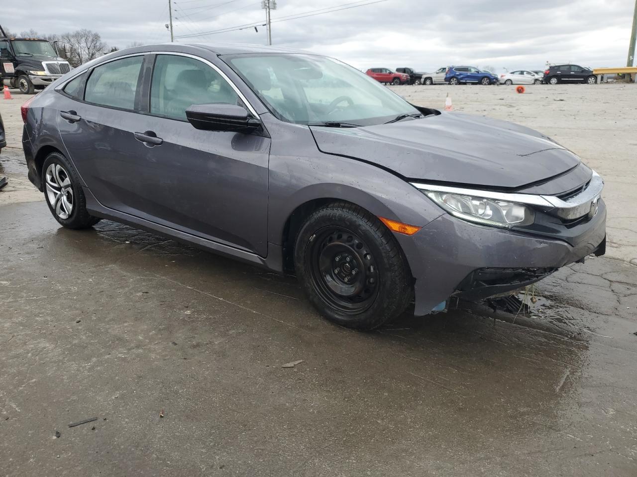 2017 Honda Civic VIN 19XFC2E59HE078278 Copart auction photo, front end damage thumbnail 4