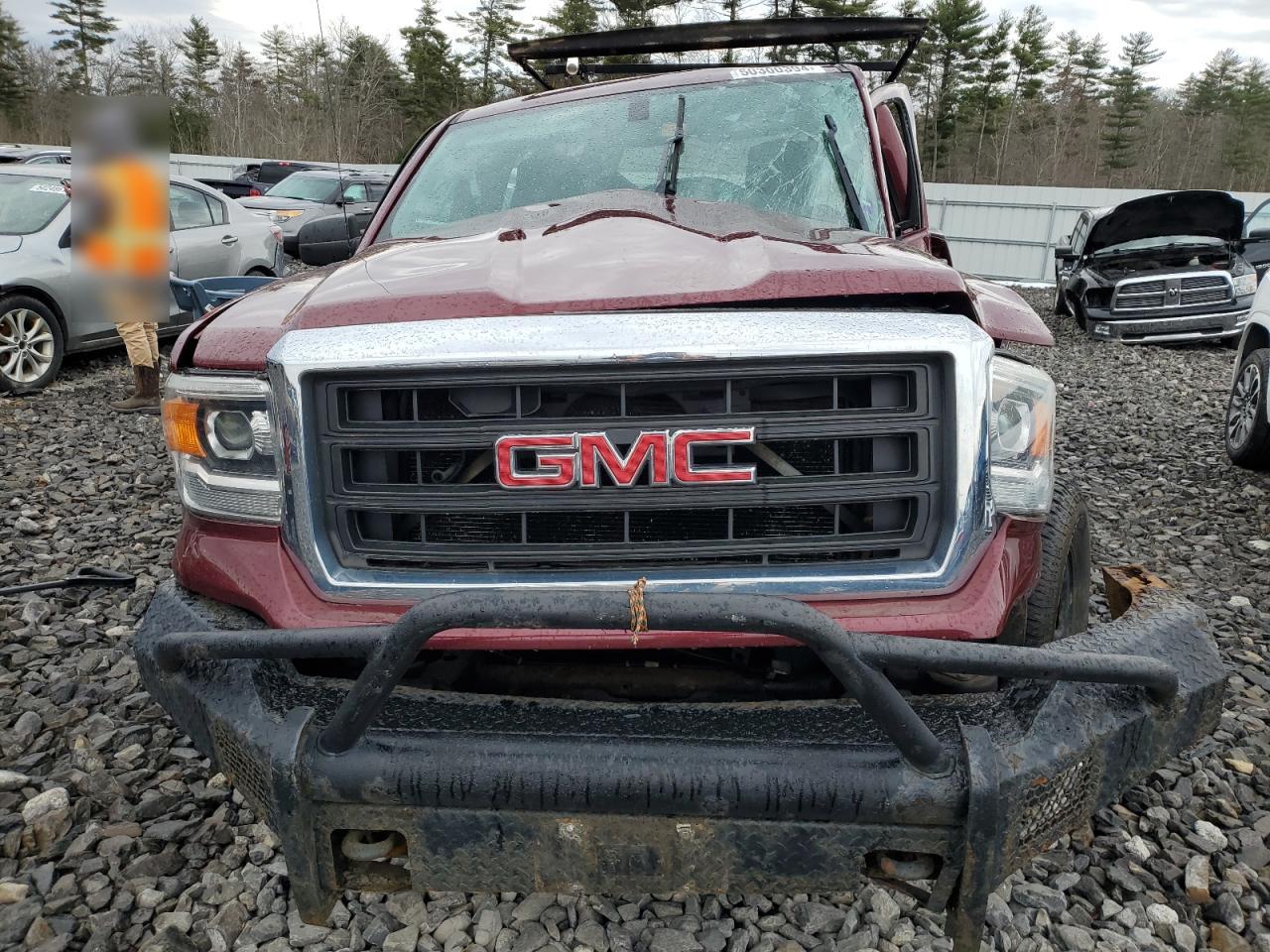 2015 GMC Sierra VIN 1GTN2TEH0FZ394930 Copart auction photo, all over damage thumbnail 5