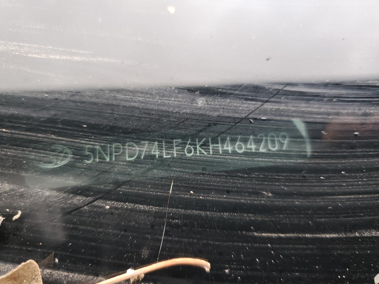 2019 Hyundai Elantra VIN 5NPD74LF6KH464209 Copart auction photo, all over damage thumbnail 12