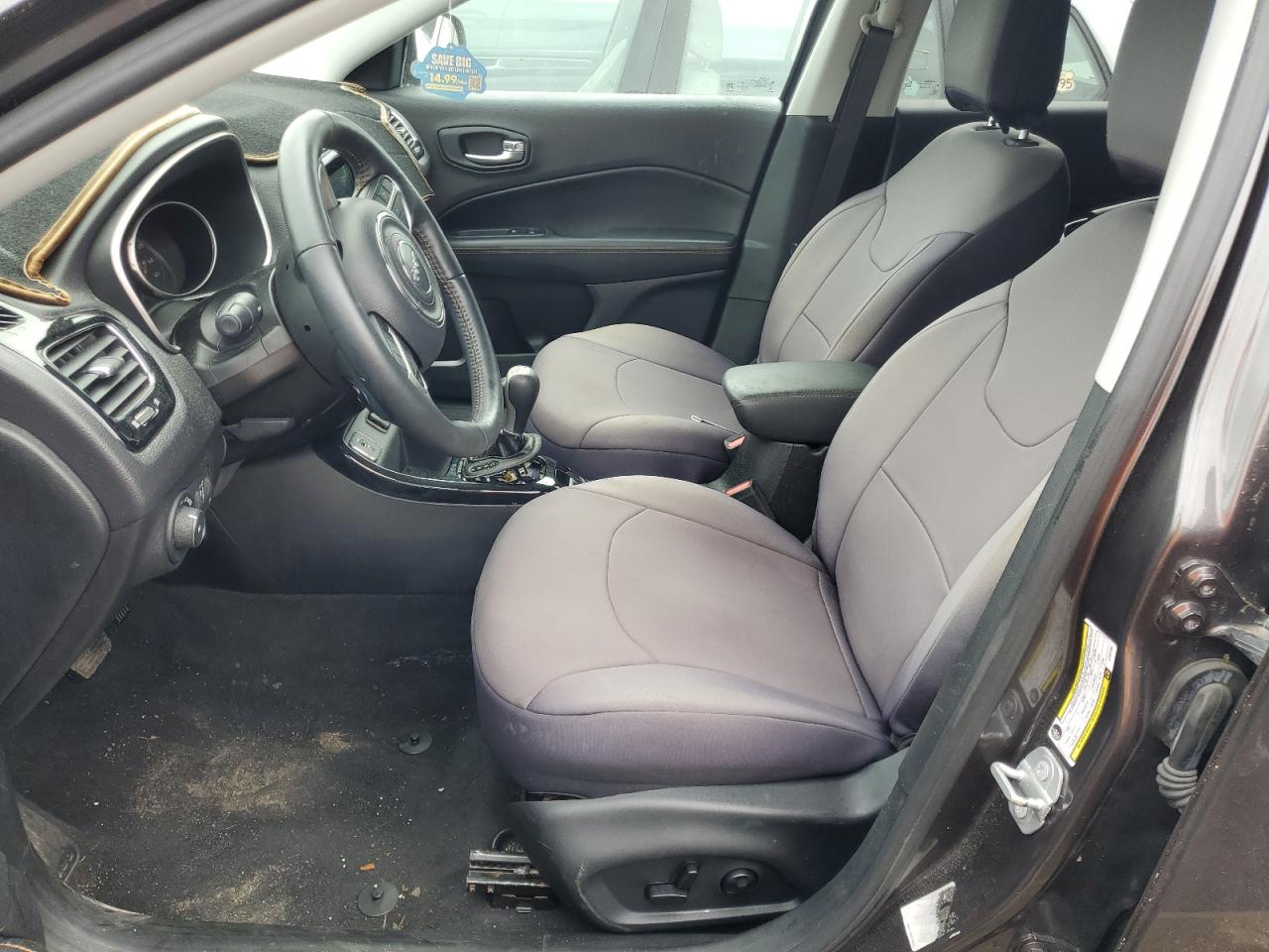 2018 Jeep Compass VIN 3C4NJCCB2JT362286 Copart auction photo, water/flood damage thumbnail 7