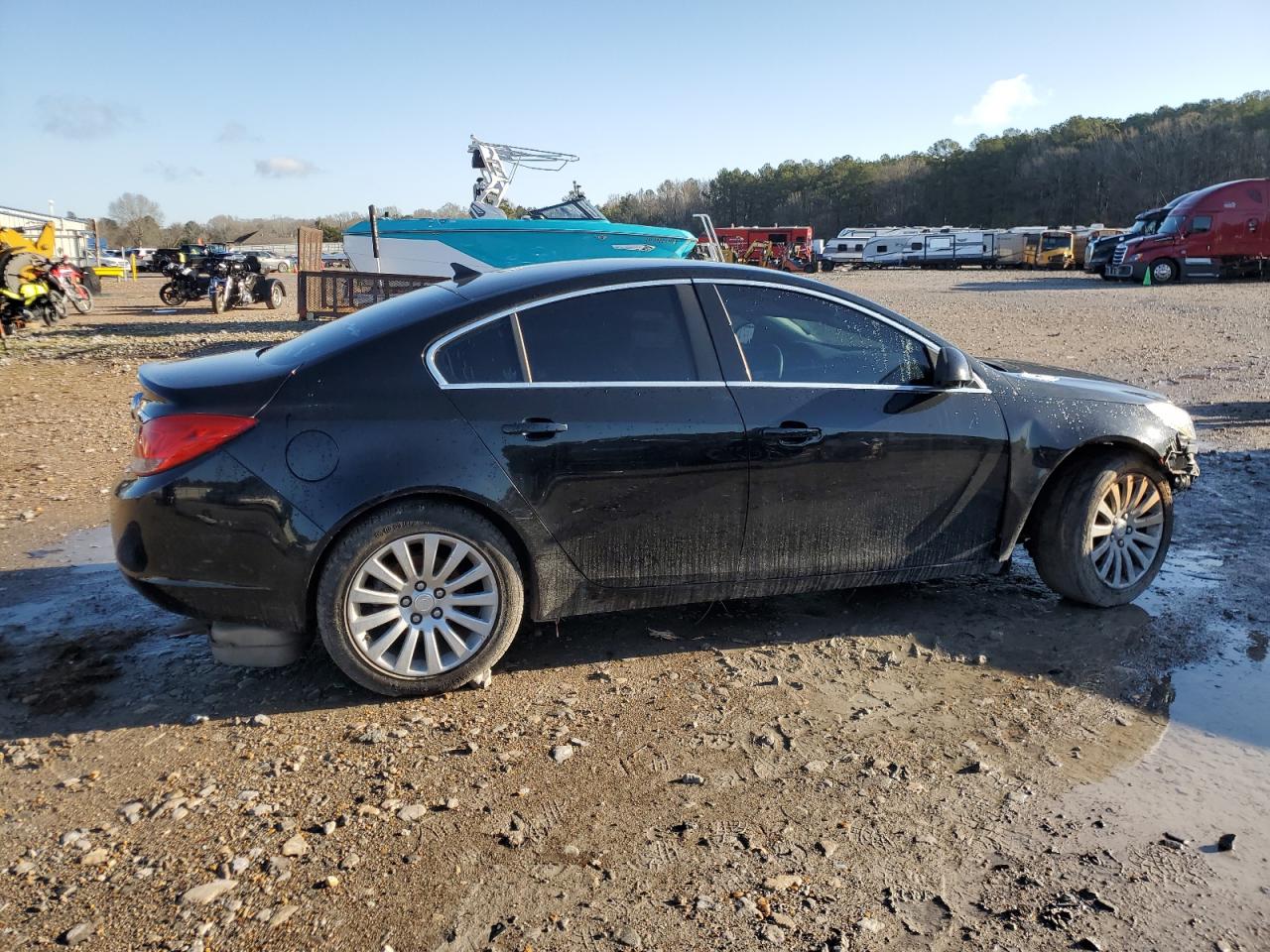 2012 Buick Regal VIN 2G4GR5EK2C9140066 Copart auction photo, undercarriage / front end damage thumbnail 3