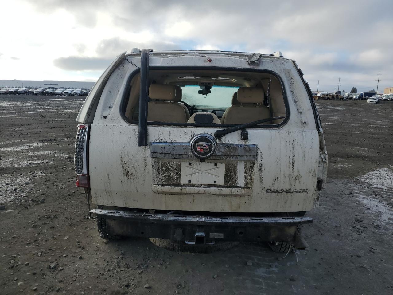 2007 Cadillac Escalade VIN 1GYFK63887R374459 Copart auction photo, rollover damage thumbnail 6